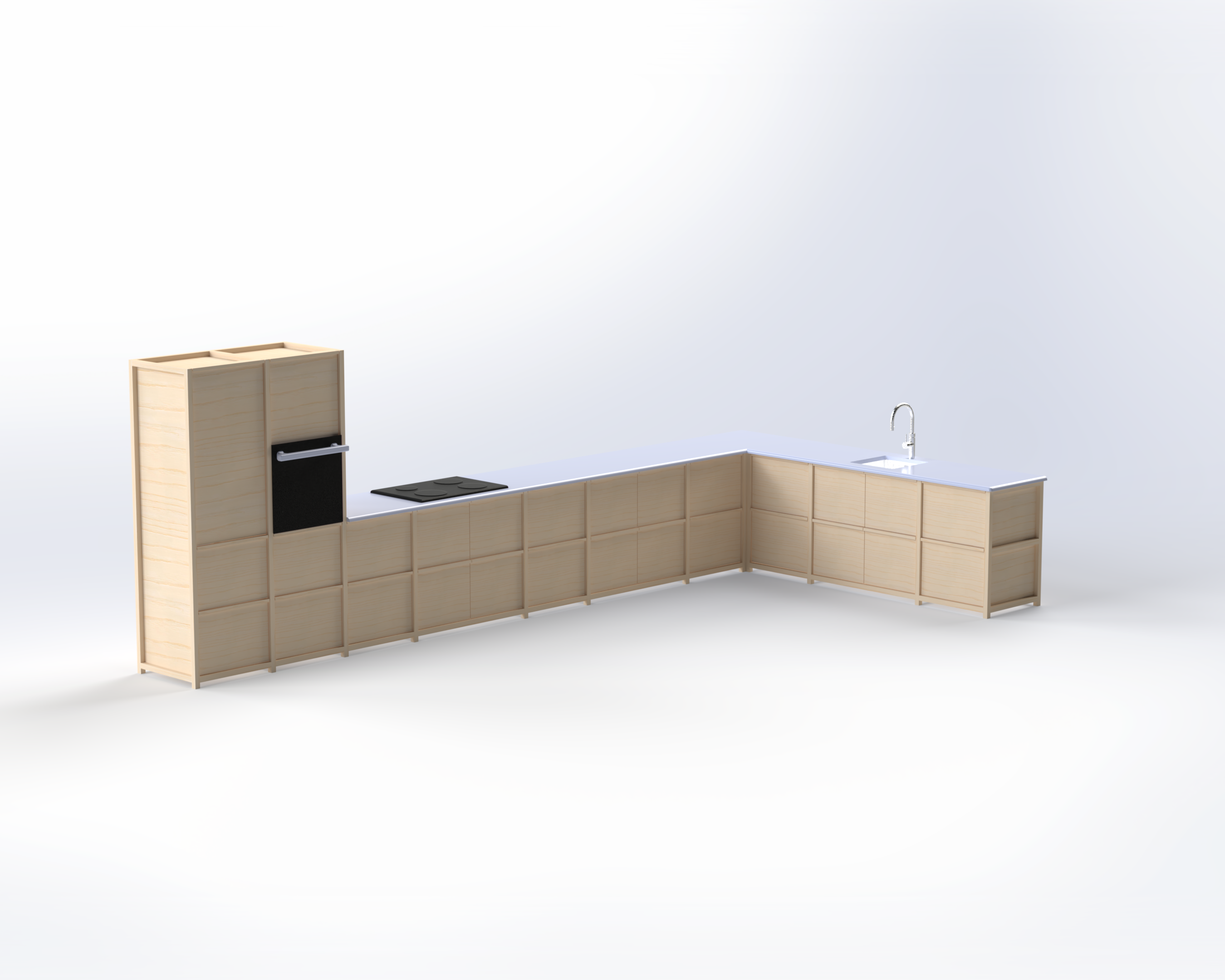Stakr Bespoke Kitchen System